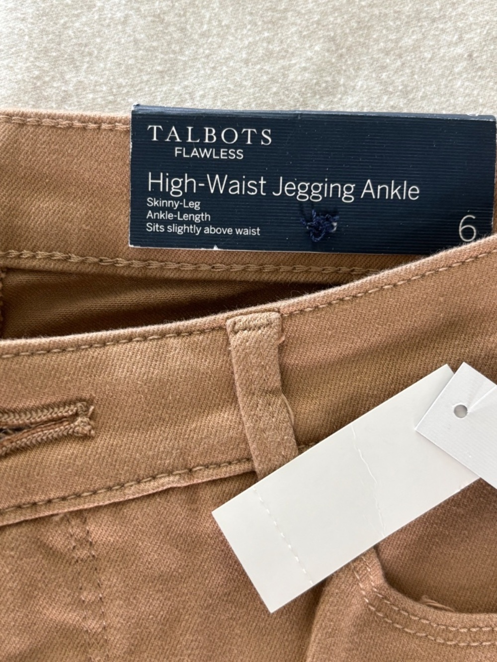 NWT Talbots Flawless High Waist Ankle Jean Sz 6 - Picture 7 of 11